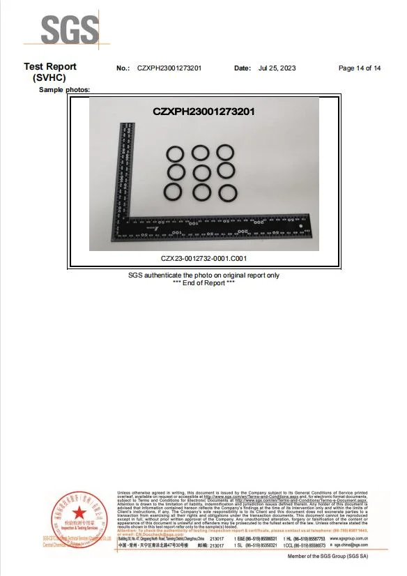 NBR HNBR FKM EPDM Cr Silicone PU PTFE Rubber Seal Ring O Shape O-Ring